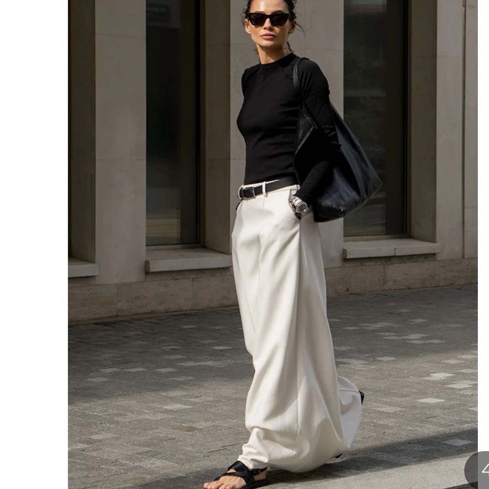 Perfect Corset long white skirt L